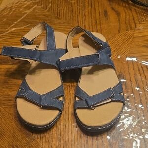 Blue Womens Sandals